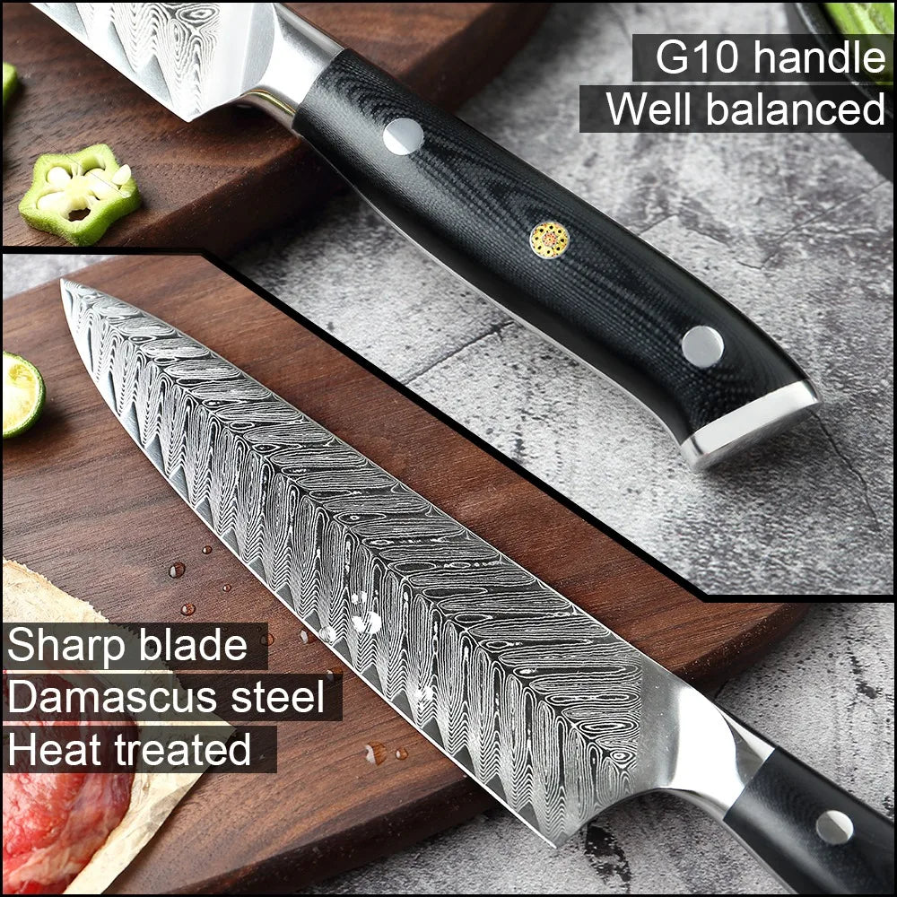 Aokami Forged Damascus Set