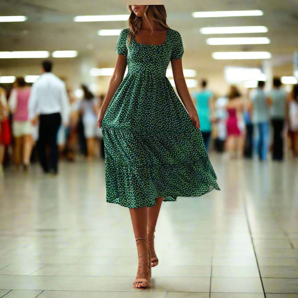 Marais Petal Midi Dress