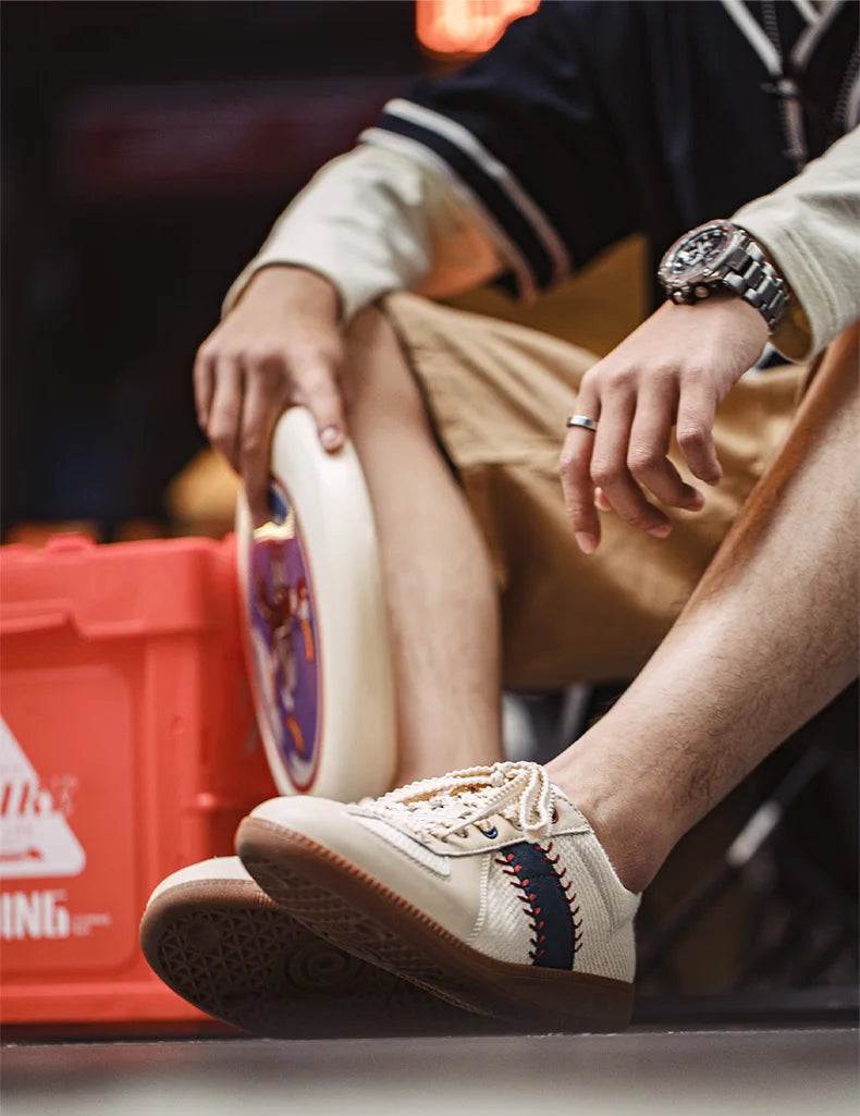 Vorn White Vintage Trainer