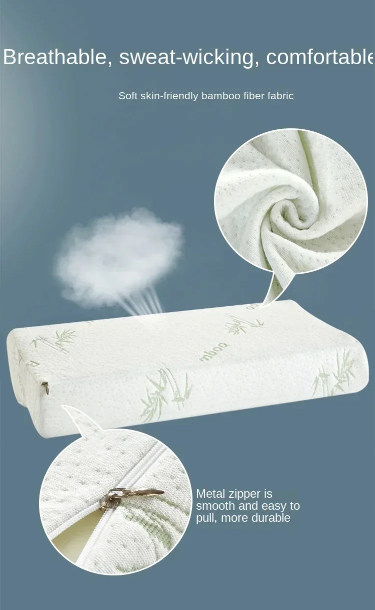 OpulNest Ergonomic Memory Foam Pillow