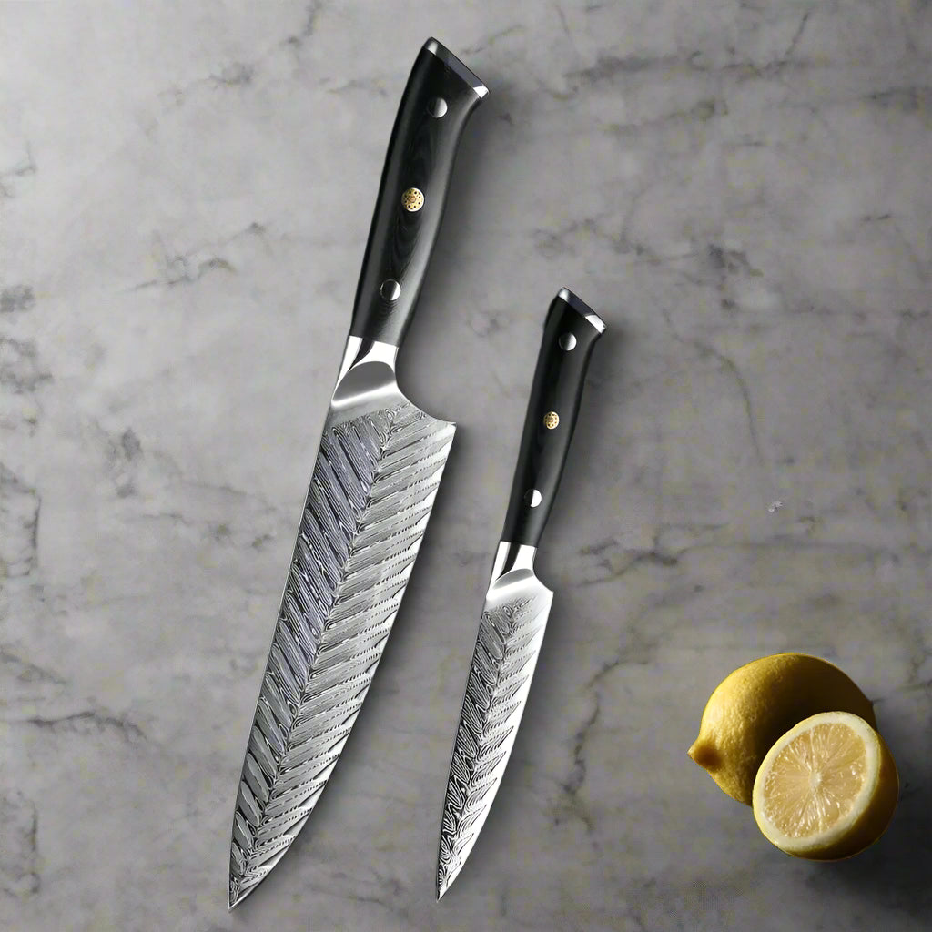 Aokami Forged Damascus Set