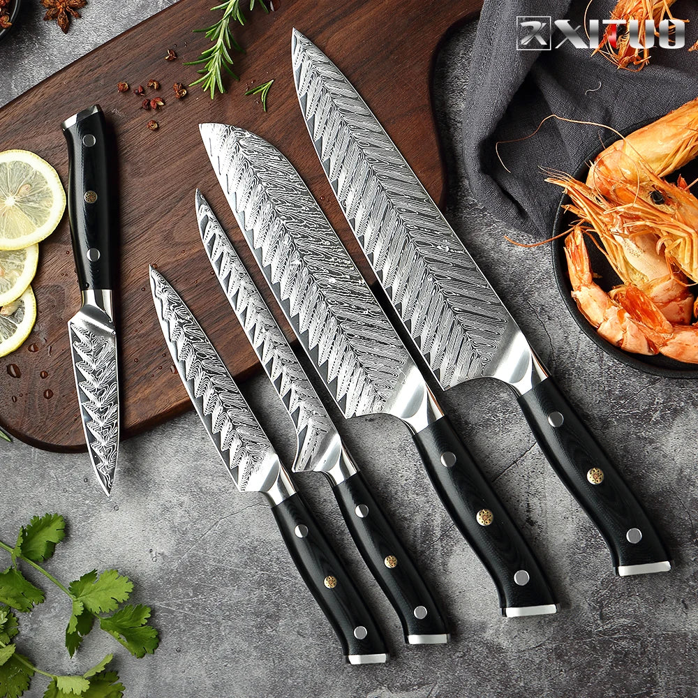 Aokami Forged Damascus Set