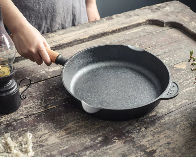 NomadiCast Granite Frying Pan