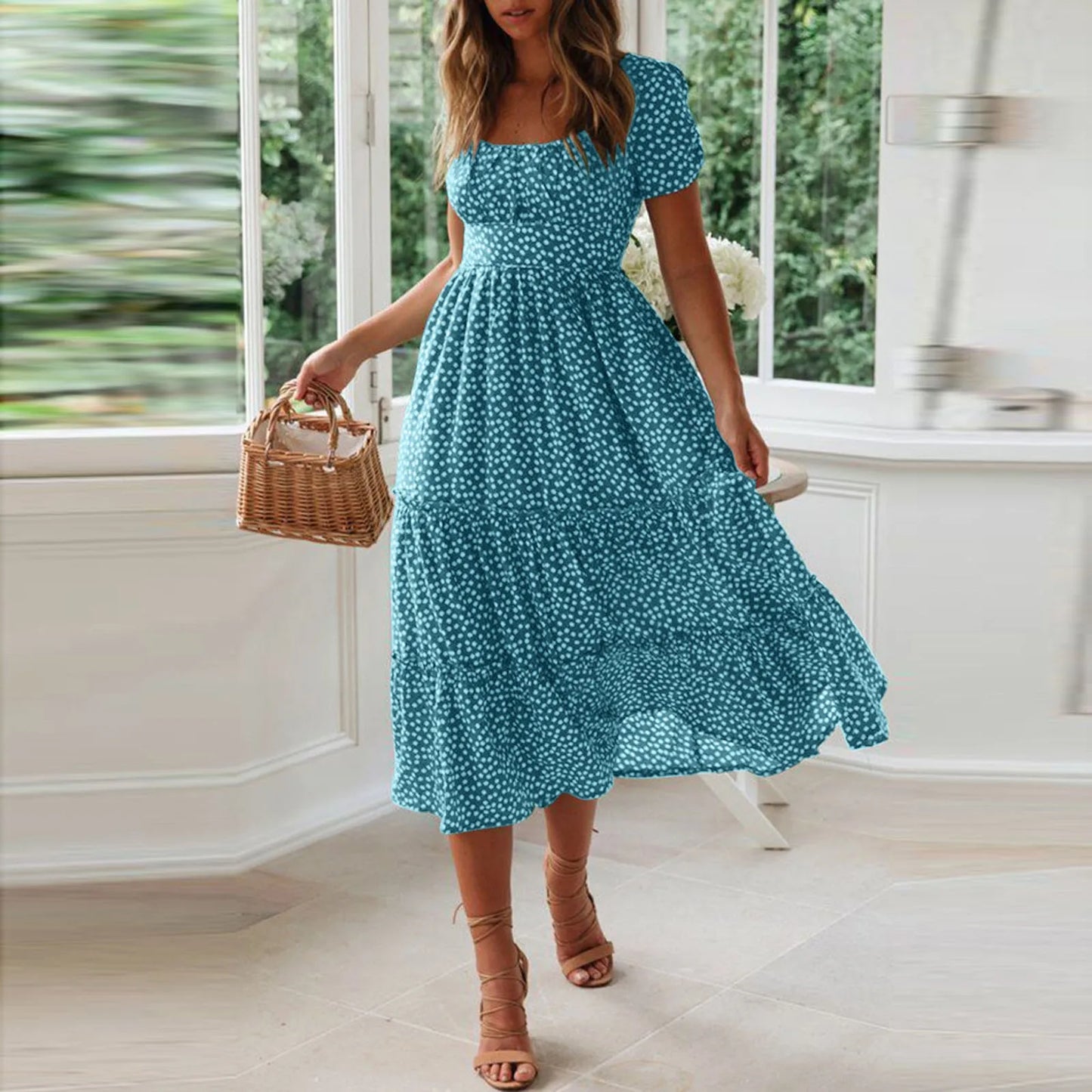 Marais Petal Midi Dress