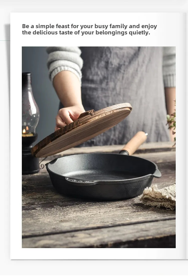 NomadiCast Granite Frying Pan