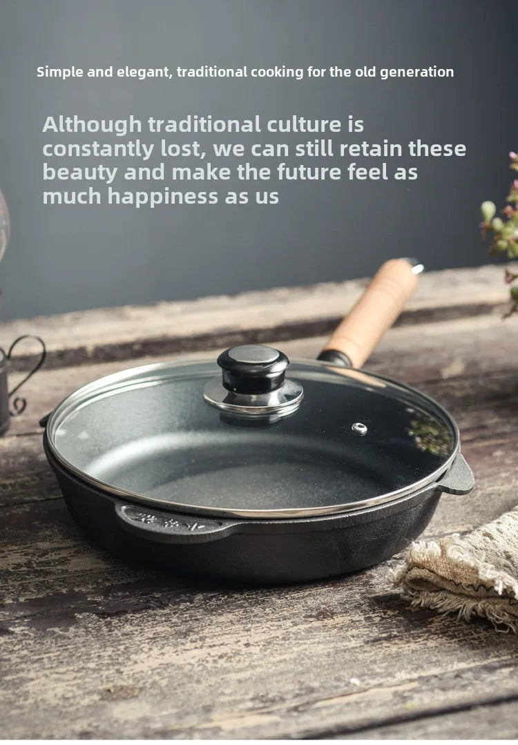 NomadiCast Granite Frying Pan