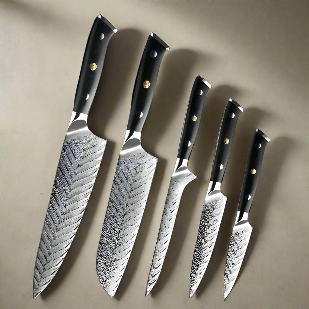 Aokami Forged Damascus Set