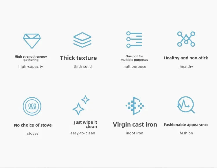 NomadiCast Granite Frying Pan