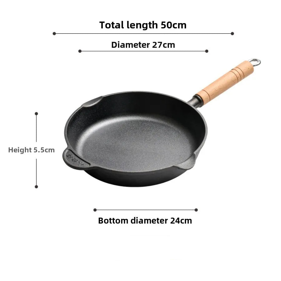 NomadiCast Granite Frying Pan
