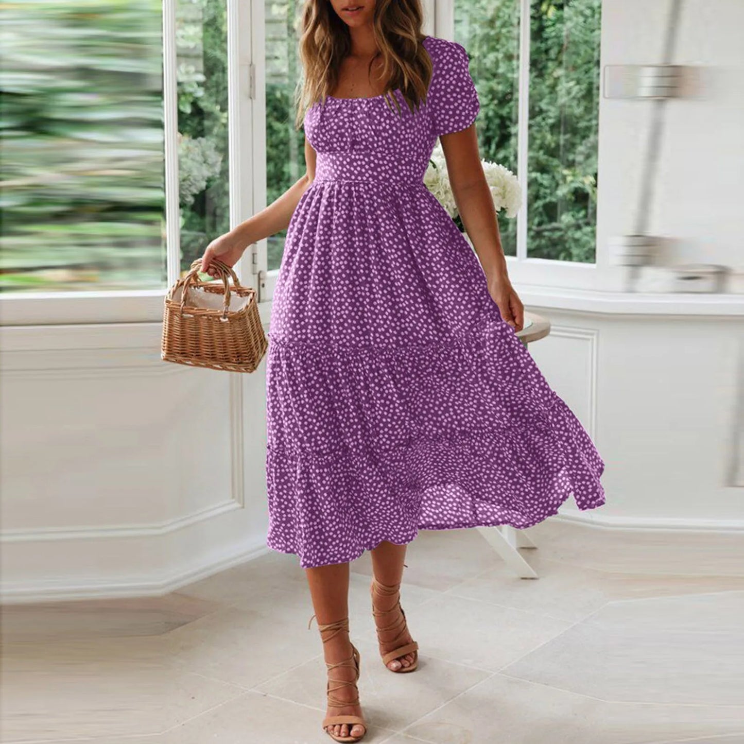 Marais Petal Midi Dress