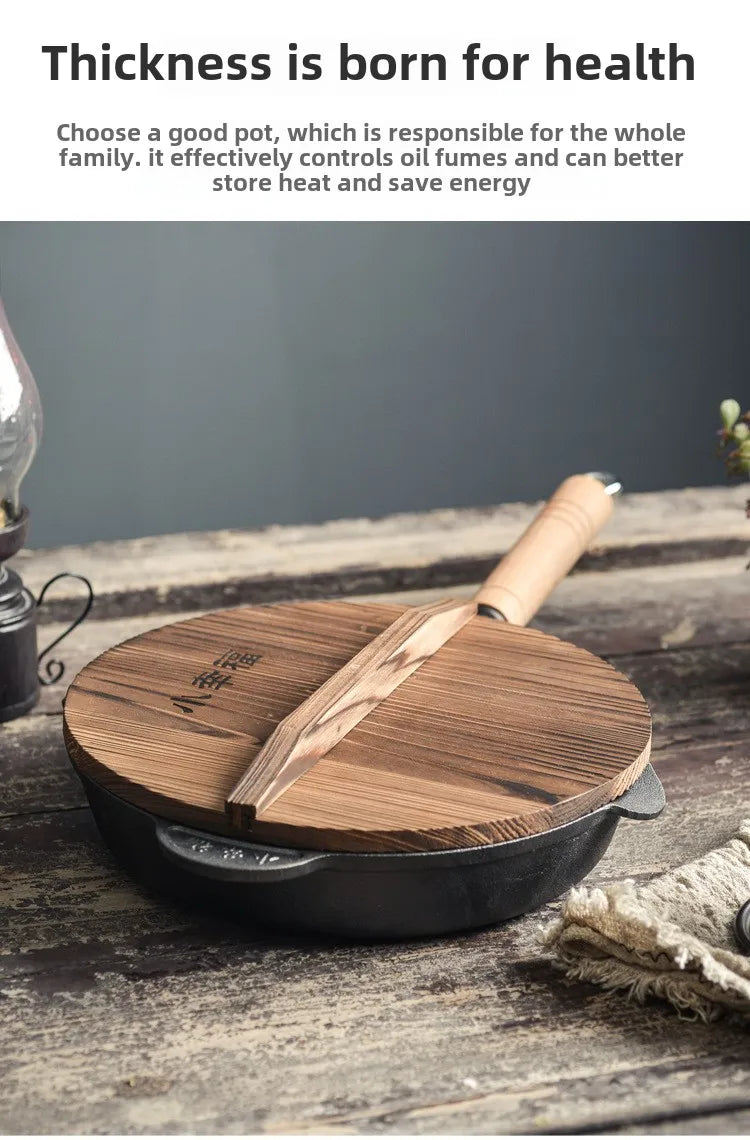NomadiCast Granite Frying Pan
