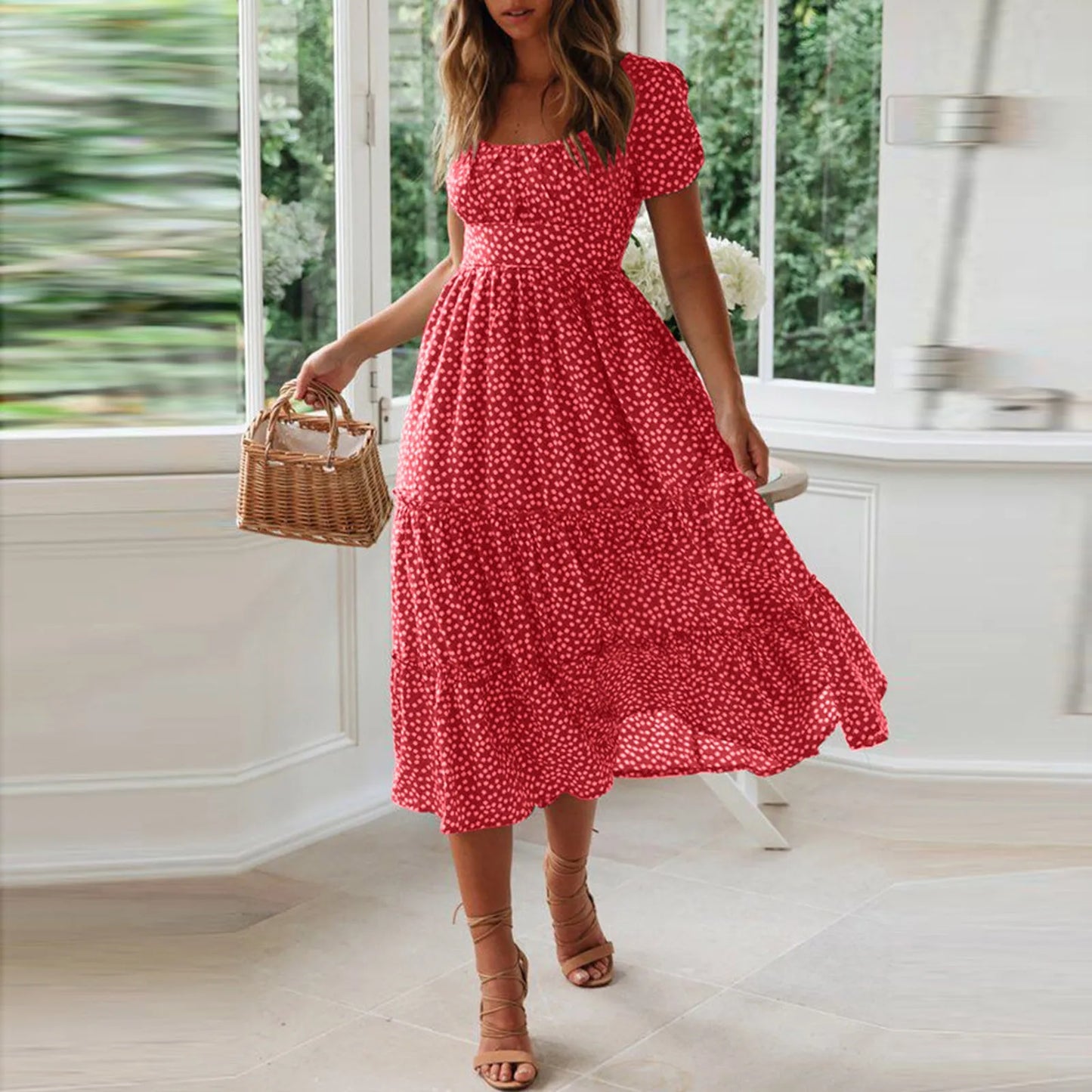 Marais Petal Midi Dress