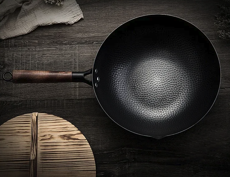 Artisan Hand Forged Wok Pan