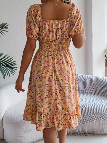 Sonette Ruffle Midi Dress
