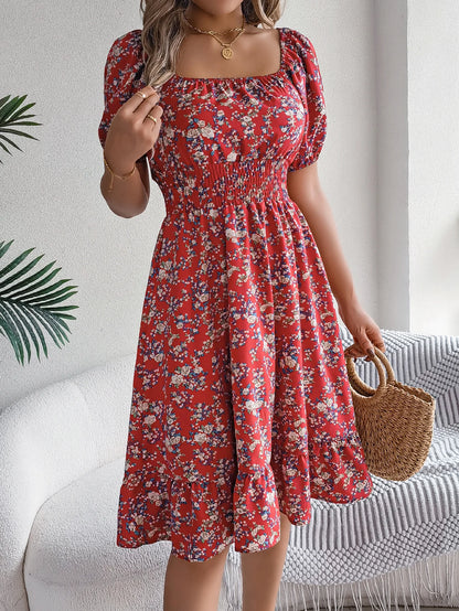 Sonette Ruffle Midi Dress