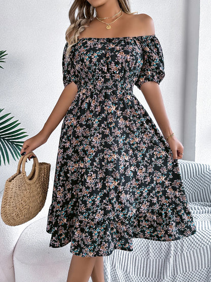 Sonette Ruffle Midi Dress