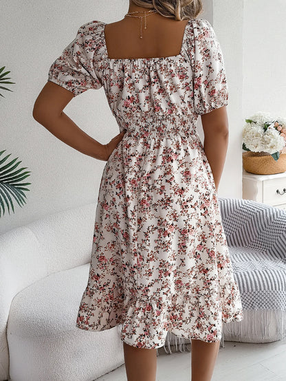 Sonette Ruffle Midi Dress