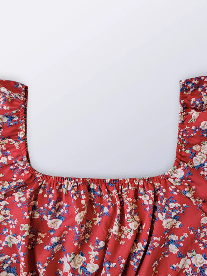 Sonette Ruffle Midi Dress
