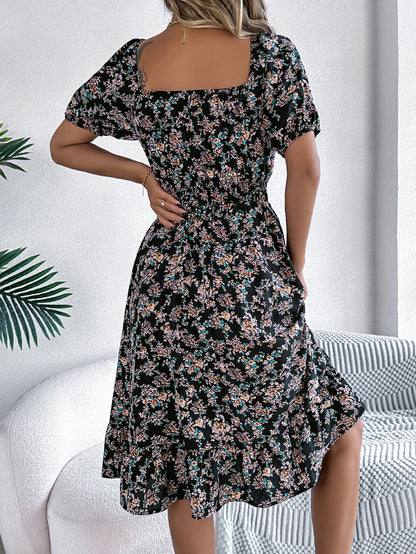 Sonette Ruffle Midi Dress