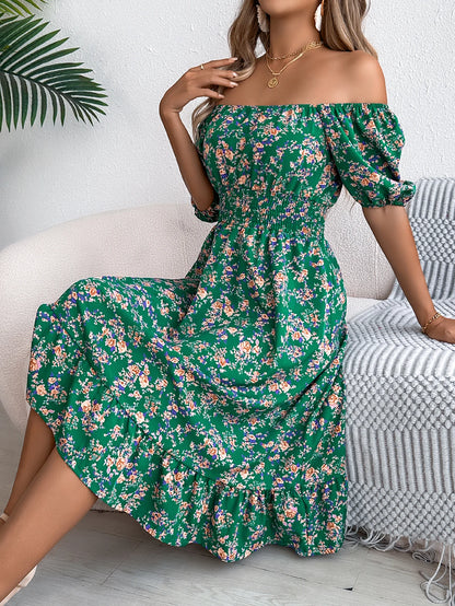 Sonette Ruffle Midi Dress