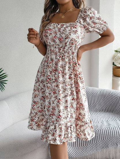 Sonette Ruffle Midi Dress